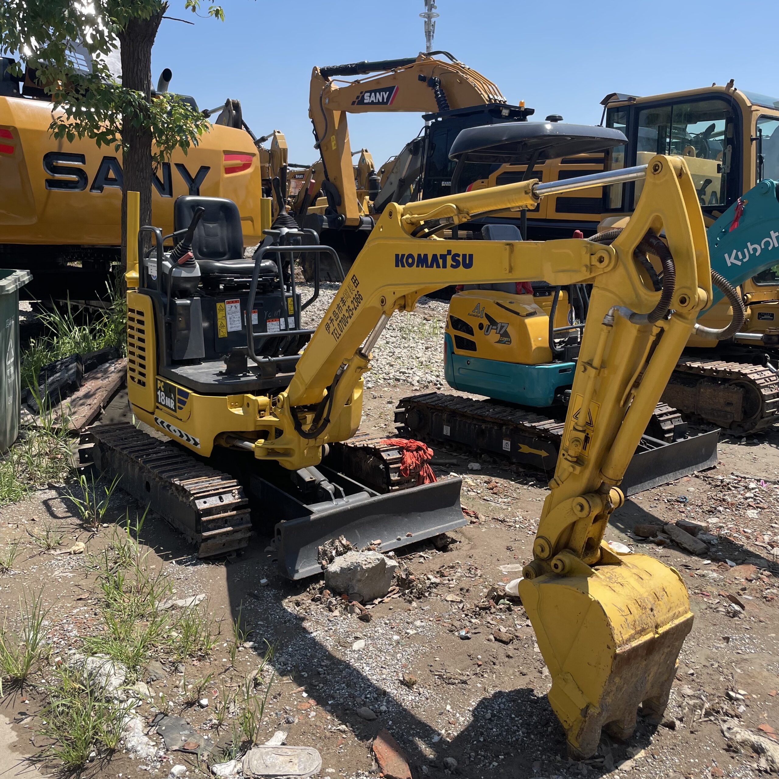 Komatsu PC18MR Used Excavator